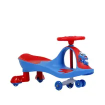 Carrinho Infantil Manual Gira 360º Luz Led Suporta Até 100kg