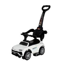 Carrinho Infantil Quadriciclo Empurrador Farol Multmaxx até 30Kg Branco