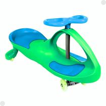 Carrinho Infantil Vira Car Verde Com Luz Suporta 100kg 01535 - Shiny Toys