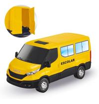 Carrinho Iveco Daily Van Escolar Infantil - Usual Brinquedos Carrinho Iveco Daily Van Escolar Infantil - Usual Brinquedos