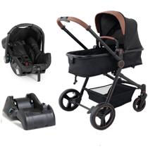 Carrinho Ivy Trio G22 Até 22 Kg Black Galzerano Com Bebê Conforto Grid E Base Veicular Carrinho Ivy Trio G22 Até 22 Kg Black Galzerano Com Bebê Conforto Grid E Base Veicular