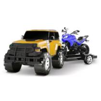 Carrinho Jeep Render Force Com Moto 60 Cm 1013 - Roma Brinquedos 7896965210133