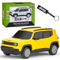 Carrinho Jeep Renegade Miniatura Escala 1:30 Com Chaveiro Detalhado Decoração Usual Brinquedos