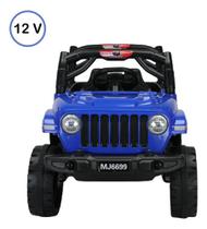 Carrinho Jipe 12v Quadriciclo Elétrico 12v Motorizado Azul