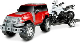 Carrinho Jipe Infantil Render Force Sortidos - Jeep + Moto - Roma