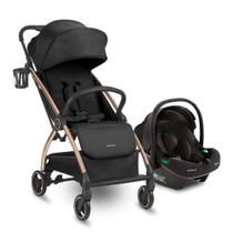 Carrinho Joy com Bebê conforto DUO cor Preto Kikka Boo Carrinho Joy com Bebê conforto DUO cor Preto Kikka Boo