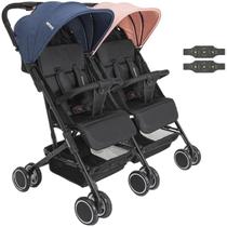 Carrinho Kiddo para Gemeos Duplo Mascote Casal