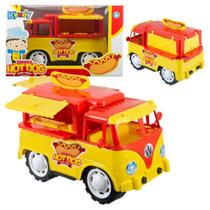 Carrinho Kombi Grande Rodas Livre Infantil Colecionável Hot Dog