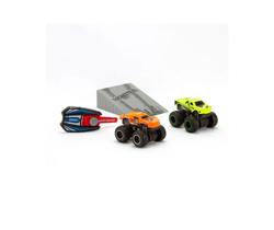 Carrinho Lancador Chave Pista Infantil Conjunto 2 Carrinhos Mega Polibrinq