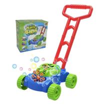 Carrinho lancador de bolha de sabao maquina andador com rodinhas divertida meninos e meninas