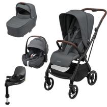Carrinho Leona² Pebble Pro base isofix 360 moisés Maxi-Cosi Cor: Twillic Graphite Carrinho Leona² Pebble Pro base isofix 360 moisés Maxi-Cosi Cor: Twillic Graphite