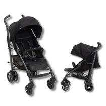 Carrinho lite way 4 basic jet black - chicco