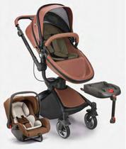 Carrinho Litet Candy Caramelo Com Bebe Conforto E Base