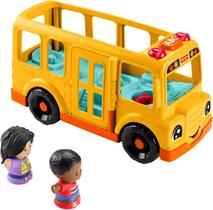Carrinho Little People Ônibus Escolar Com Luz e Som - Mattel HYP40