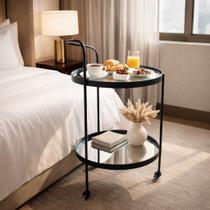 Carrinho Lopazzi Preto Bar Decorativo C/ Espelho Cantinho do Café chá Hotel Sala Bebidas Casa Cozinh Carrinho Lopazzi Preto Bar Decorativo C/ Espelho Cantinho do Café chá Hotel Sala Bebidas Casa Cozinh