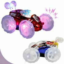 Carrinho Luz Led Controle Giro 360 Inteligente