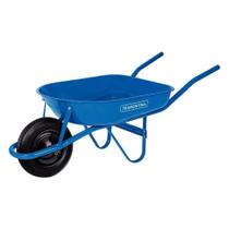 Carrinho Mão Caçamba Rasa Tramontina 100Kg/50L Azul 77704432 Carrinho Mão Caçamba Rasa Tramontina 100Kg/50L Azul 77704432