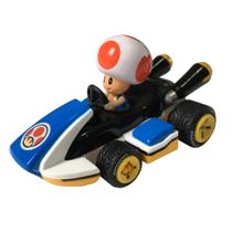 Carrinho Mario Kart Fricção Toad Miniatura Mario Kart Escala 1.43 CAR15817039T Carrinho Mario Kart Fricção Toad Miniatura Mario Kart Escala 1.43 CAR15817039T