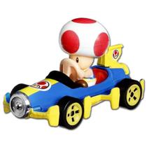 Carrinho Mario Kart Hot Wheels 1:64 Original - Mattel Gbg25 Toad Mach 8 Cód. 3506