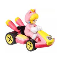 Carrinho Mario Kart Hot Wheels Gbg25 Cat Peach
