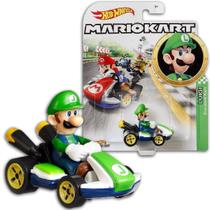 Carrinho Mario Kart Hot Wheels Gbg25 Luigi - Mattel