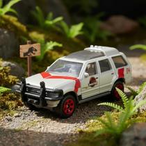Carrinho Matchbox Jurassic World Rebirth Hardnoze JGL17 Ford Explorer Cinza Carrinho Matchbox Jurassic World Rebirth Hardnoze JGL17 Ford Explorer Cinza
