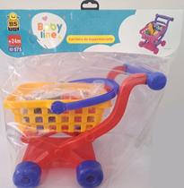 Carrinho - Mercado Baby Line - Azul BSTOYS - Bs Toys