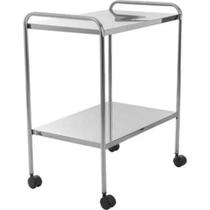 Carrinho/Mesa Auxiliar De Inox 40X60X80Cm