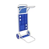 Carrinho Mesa para Praia em Alumínio Azul Bel