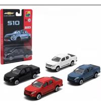 Carrinho Metal Miniatura S10 2023 Chevrolet KIT Colecionavel Carrinho Metal Miniatura S10 2023 Chevrolet KIT Colecionavel
