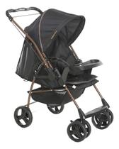 Carrinho milano rev iii preto cobre ptc