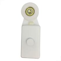 Carrinho Mini P/ Porta Correr Roldana Concava 1126mc Branco Carrinho Mini P/ Porta Correr Roldana Concava 1126mc Branco