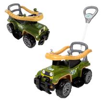 Carrinho Mini Veiculo Passeio Infantil Quadriciclo Maral Jip Jip Menino Verde Militar