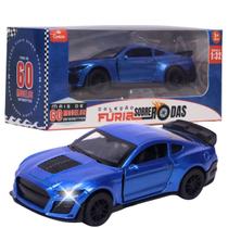 Carrinho Miniatura Azul Pull Back 1:32 C/ Som e Luz - Castela Brasil Carrinho Miniatura Azul Pull Back 1:32 C/ Som e Luz - Castela Brasil