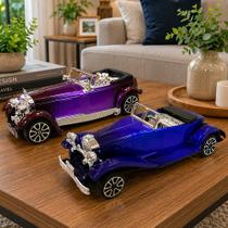 Carrinho Miniatura Brinquedo Colecionável Retrô Classic 2pçs Carrinho Miniatura Brinquedo Colecionável Retrô Classic 2pçs