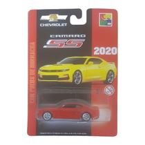 Carrinho Miniatura Camaro SS Vermelho 2020 Chevrolet Metal Carrinho Miniatura Camaro SS Vermelho 2020 Chevrolet Metal