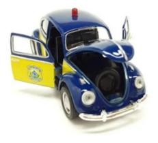 Carrinho Miniatura De Metal Fusca 1967 Prf Kinsmart
