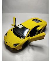 Carrinho Miniatura De Metal Lamborghini Aventador Escala1:38
