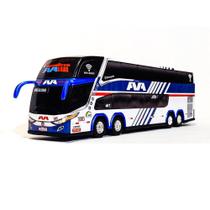 Carrinho Miniatura De Ônibus Viação Ava 1800 Dd G7