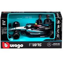 Carrinho Miniatura F1 2024 Mercedes AMG W15 Hamilton 44