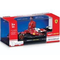 Carrinho Miniatura F1 2025 Ferrari SF-25 Leclerc 16 com Piloto Carrinho Miniatura F1 2025 Ferrari SF-25 Leclerc 16 com Piloto