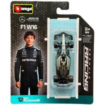 Carrinho Miniatura F1 2025 Mercedes AMG W16 12 Antonelli 1/64