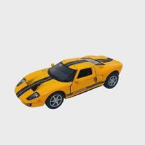 Carrinho Miniatura Ferro Ford GT 2006 Escala 1/36 (Amarelo)