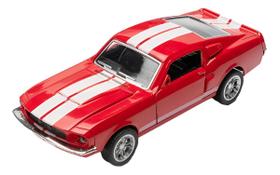 Carrinho Miniatura Ford Mustang Shelby Gt 500 1967 Die Cast VERMELHO