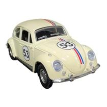 Carrinho Miniatura Fusca Fricção Abre Porta Colecionável