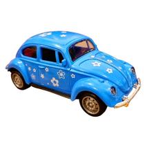 Carrinho Miniatura Fusquinha Beatle Azul 989 - Shiny Toys