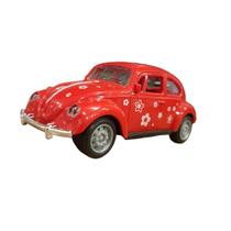 Carrinho Miniatura Fusquinha Beatle Vermelho Escala 1/36 Portas Abrem 989 - Shiny Toys