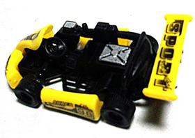 Carrinho Miniatura Kart Racer Amarelo Karting Motor Fricção