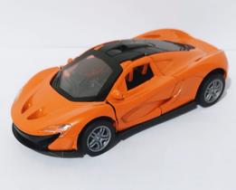 Carrinho Miniatura McLaren Abre Porta Fricção Metal Escala 1:32(Laranja)