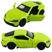 Carrinho Miniatura Metal Scale Model Verde Lima Toyota Gr Supra